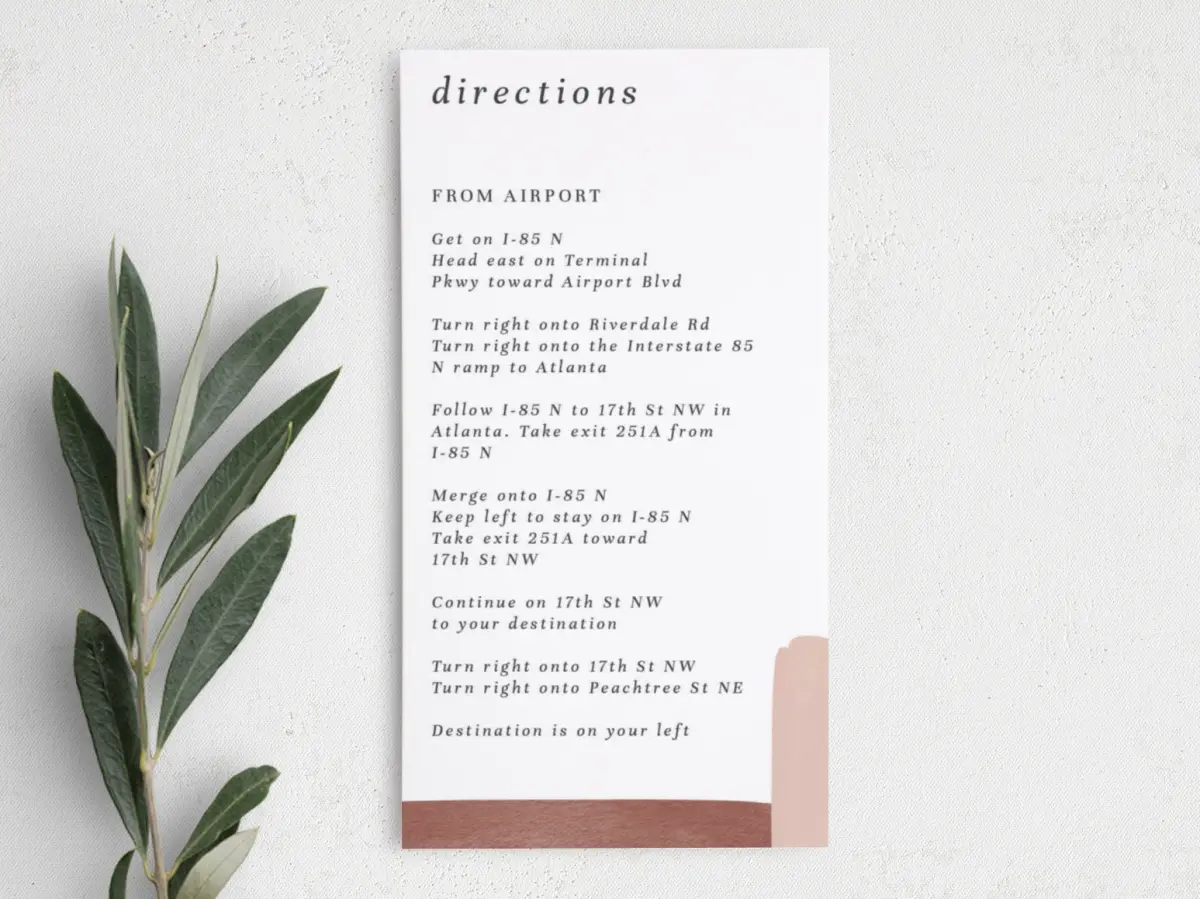 Step Information Card