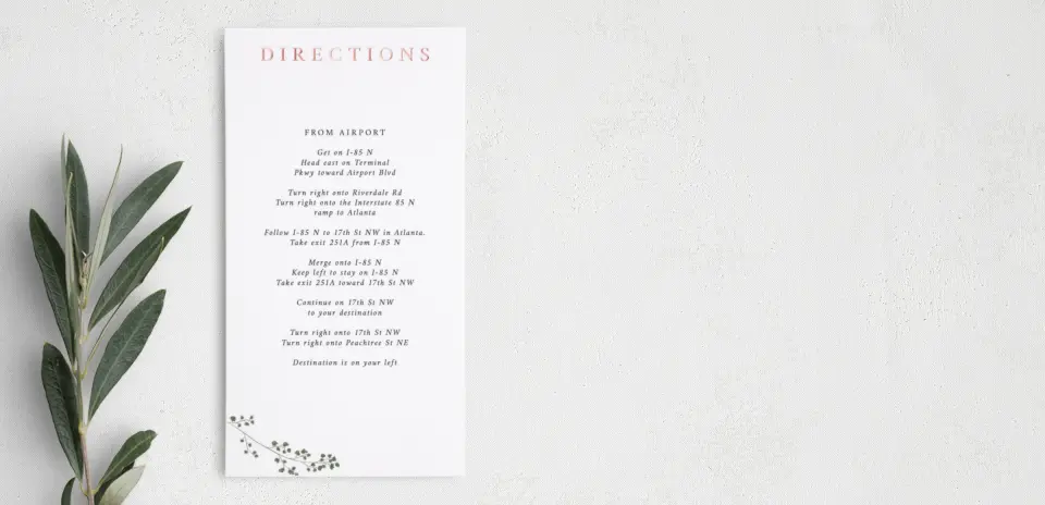 Step Information Card