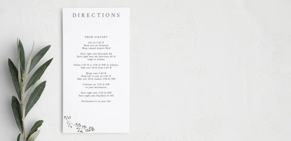 Step Information Card