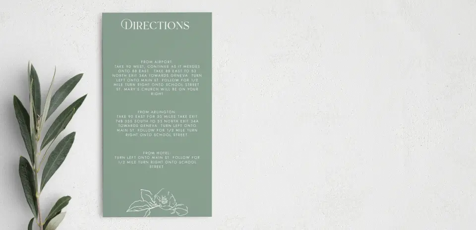Step Information Card
