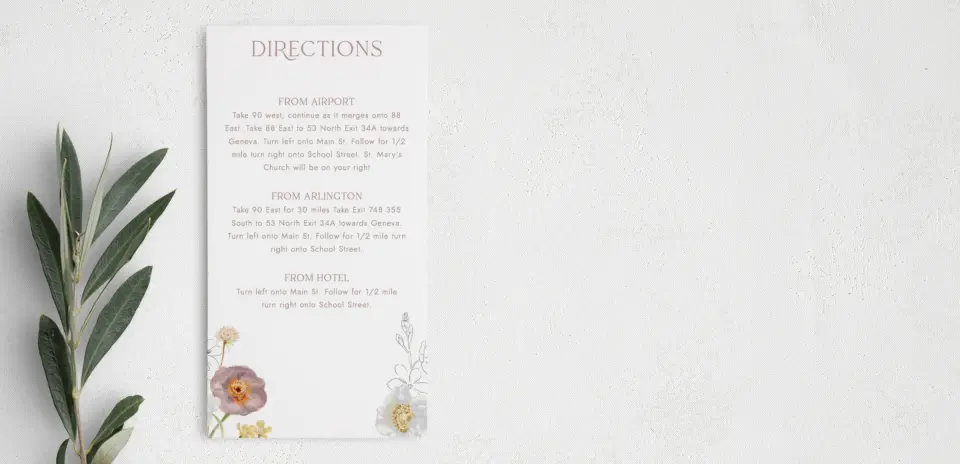 Step Information Card