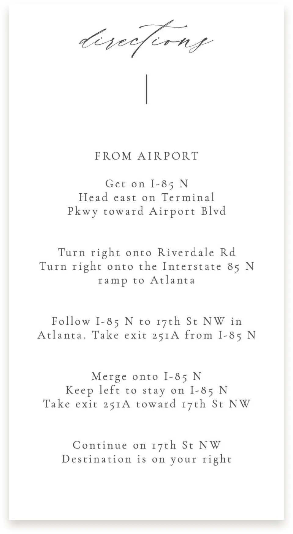 This is a  4" x 7.5" Information Cards (Pocket Invitation) called Quiet Scene printed in full color on Premium Smooth paper