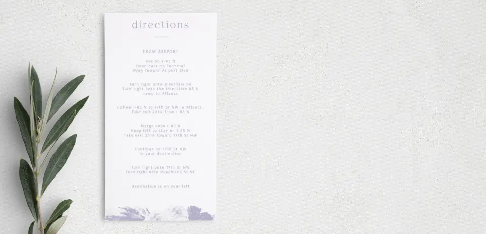 Step Information Card