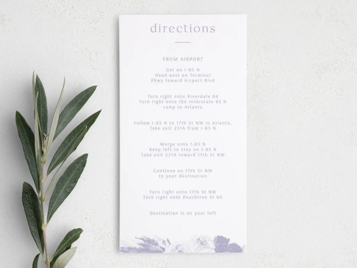 Step Information Card