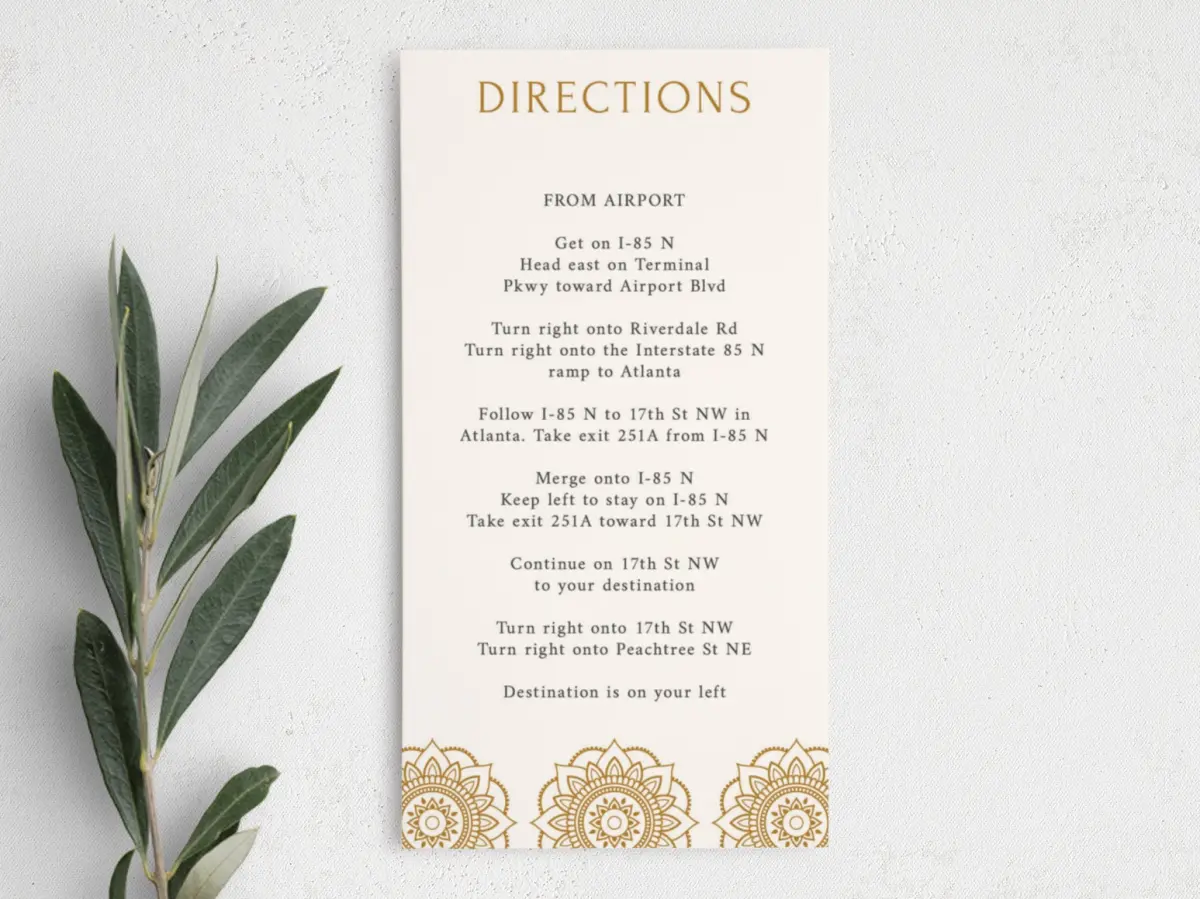 Step Information Card