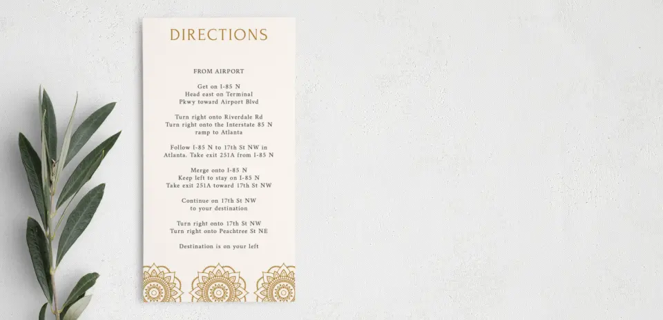 Step Information Card