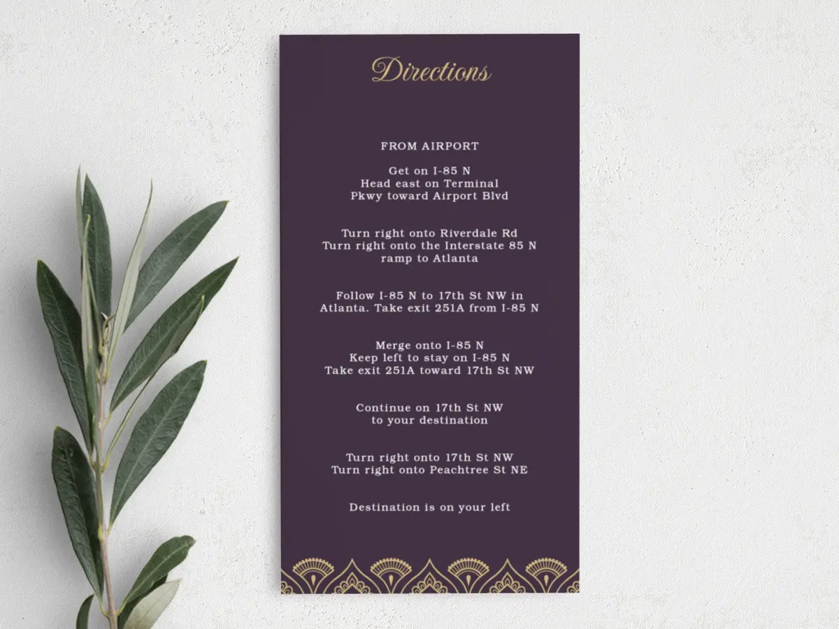 Step Information Card