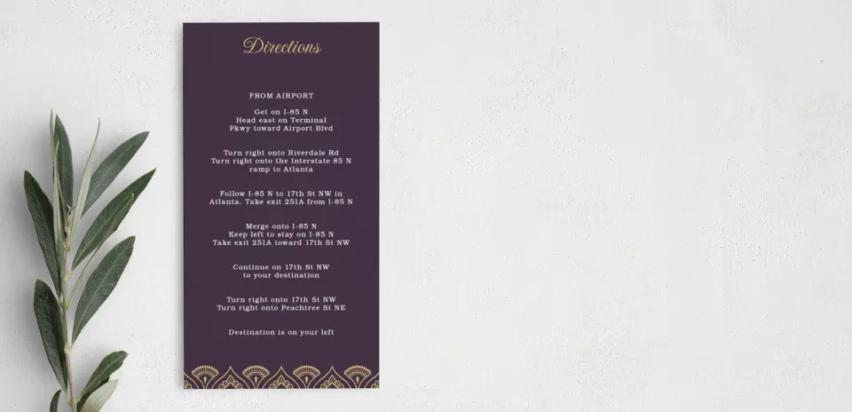Step Information Card