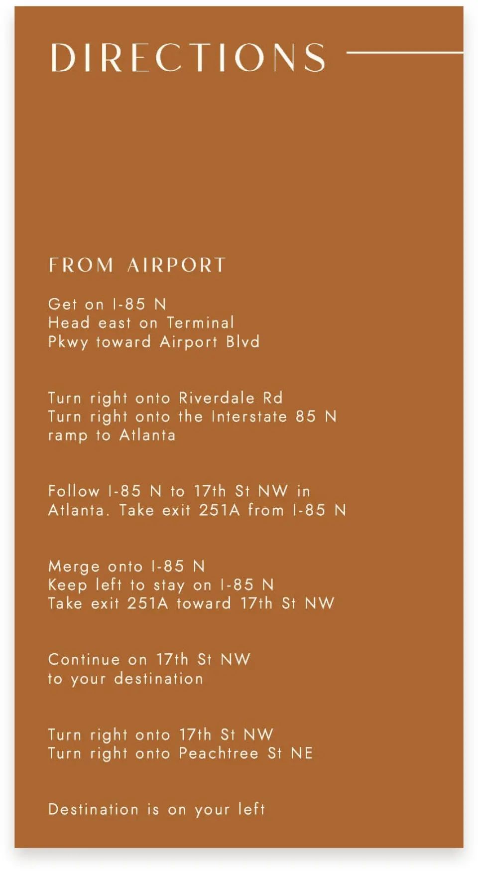 This is a  4" x 7.5" Information Cards (Pocket Invitation) called The Brooklyn printed in full color on Premium Smooth paper