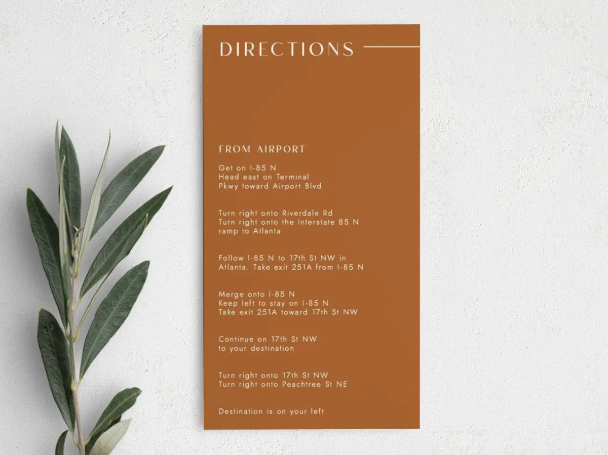 Step Information Card