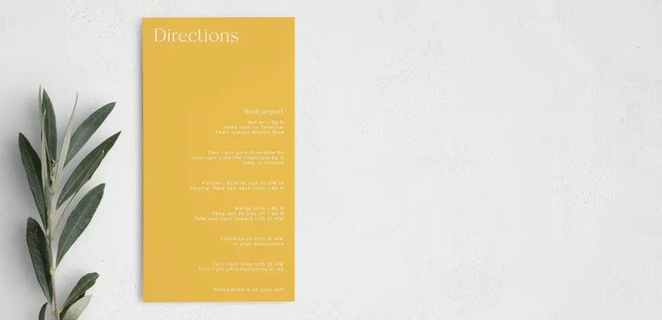 Step Information Card