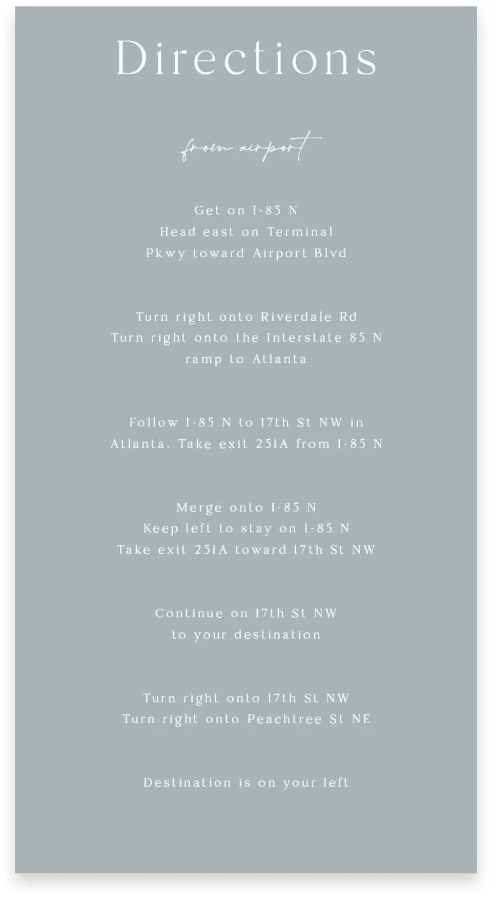 This is a  4" x 7.5" Information Cards (Pocket Invitation) called The Aubrielle printed in full color on Premium Smooth paper