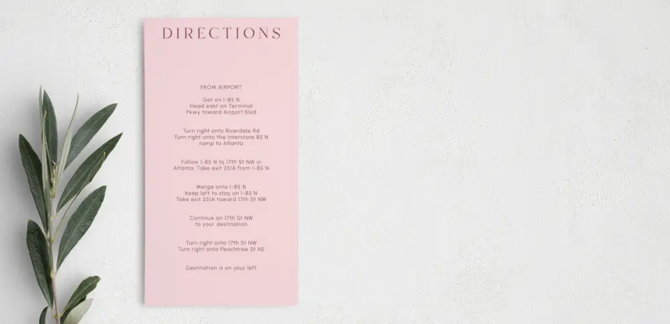 Step Information Card