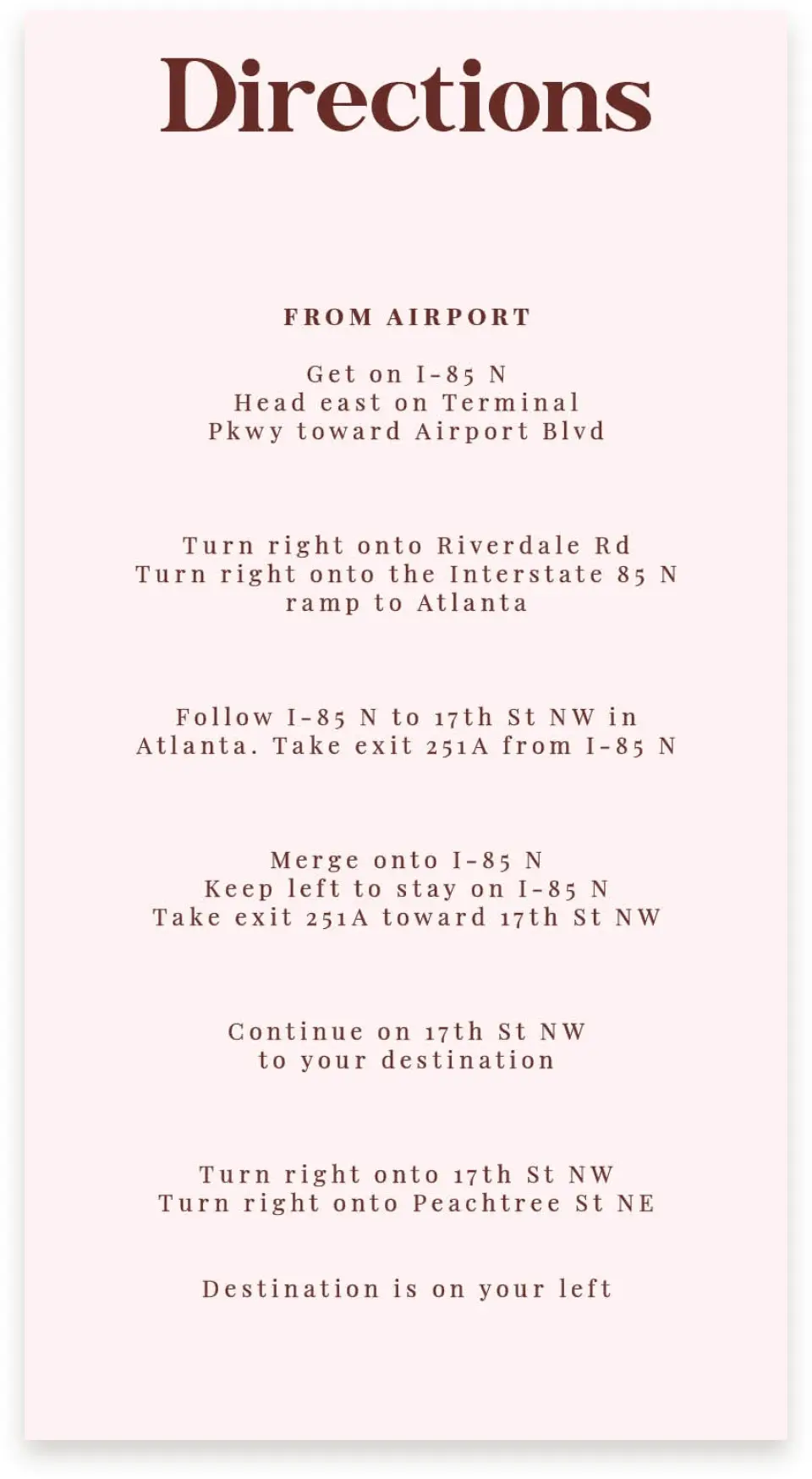 This is a  4" x 7.5" Information Cards (Pocket Invitation) called The Laura printed in full color on Premium Smooth paper