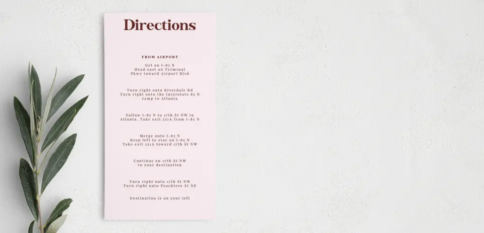 Step Information Card