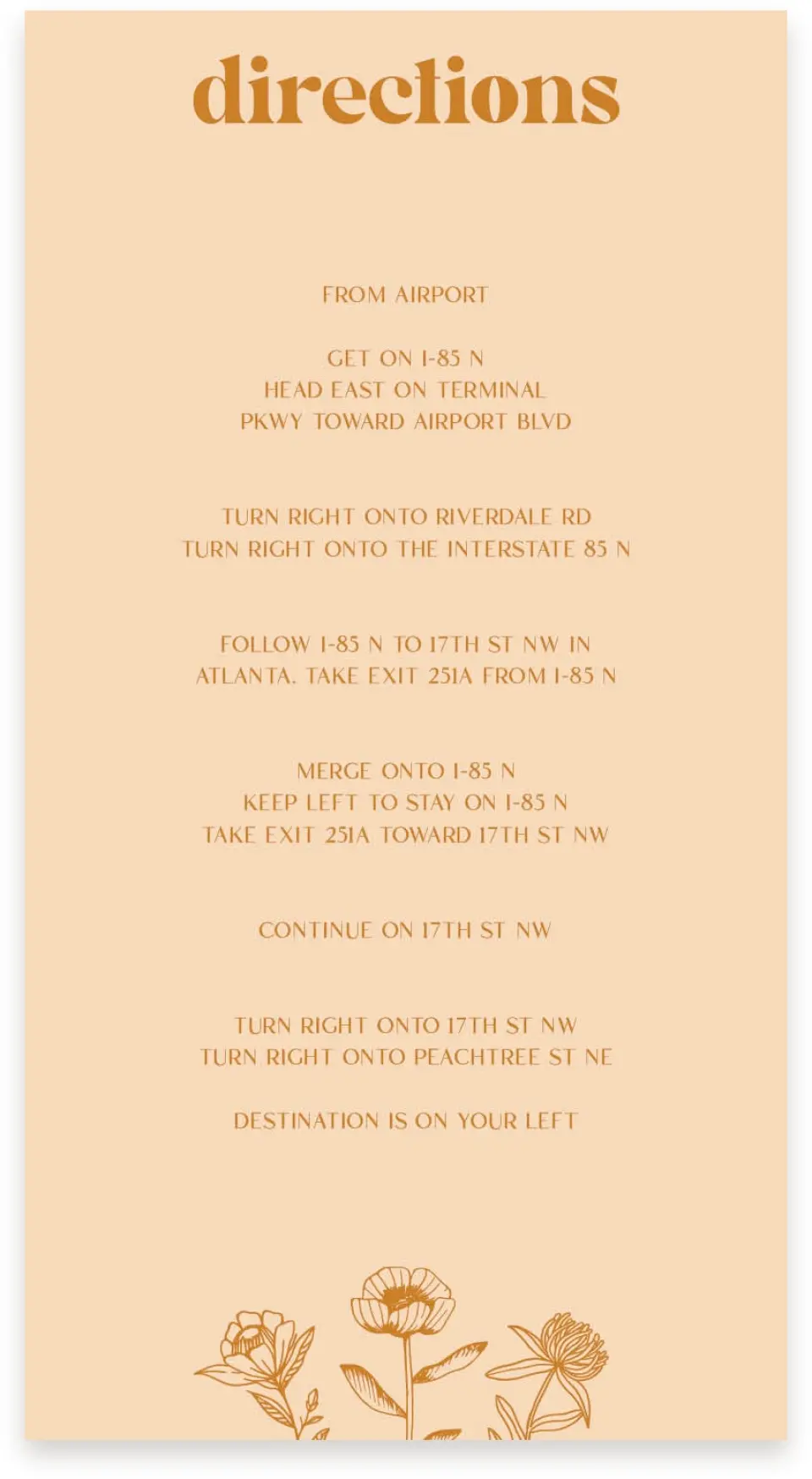 This is a  4" x 7.5" Information Cards (Pocket Invitation) called The Kandice printed in full color on Premium Smooth paper