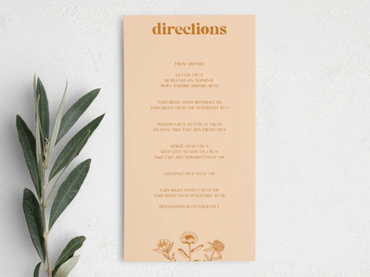 Step Information Card