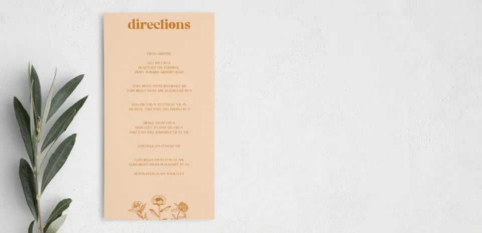 Step Information Card
