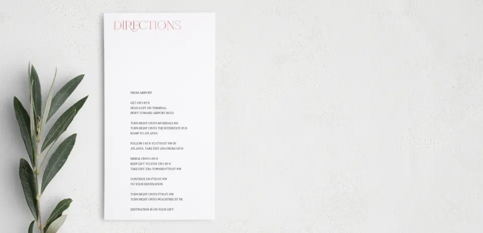 Step Information Card