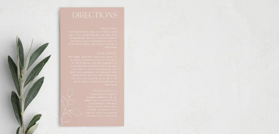 Step Information Card