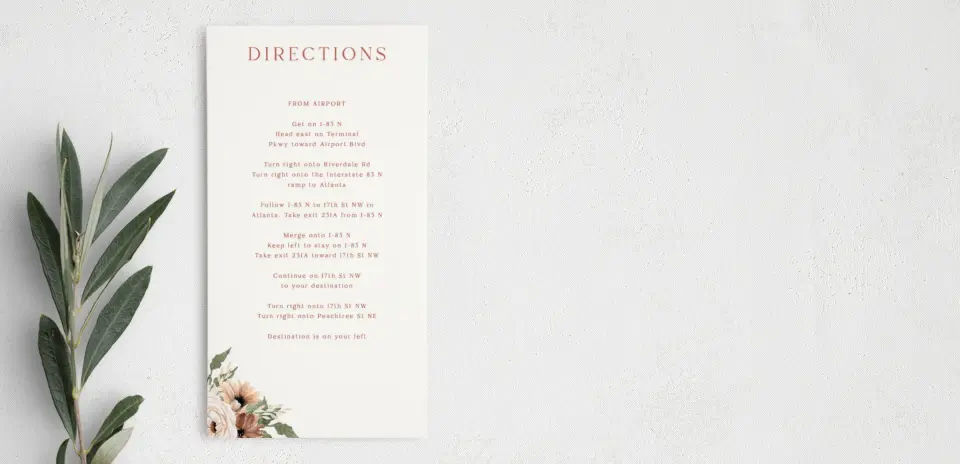 Step Information Card