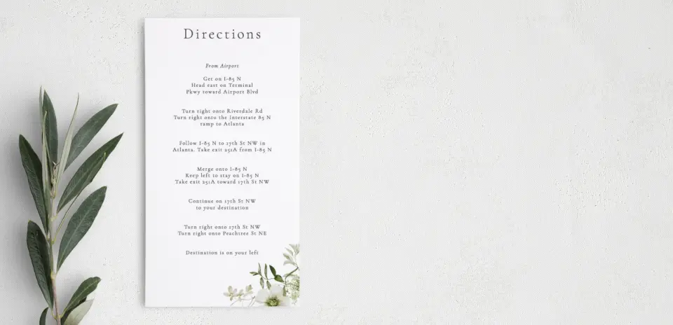 Step Information Card