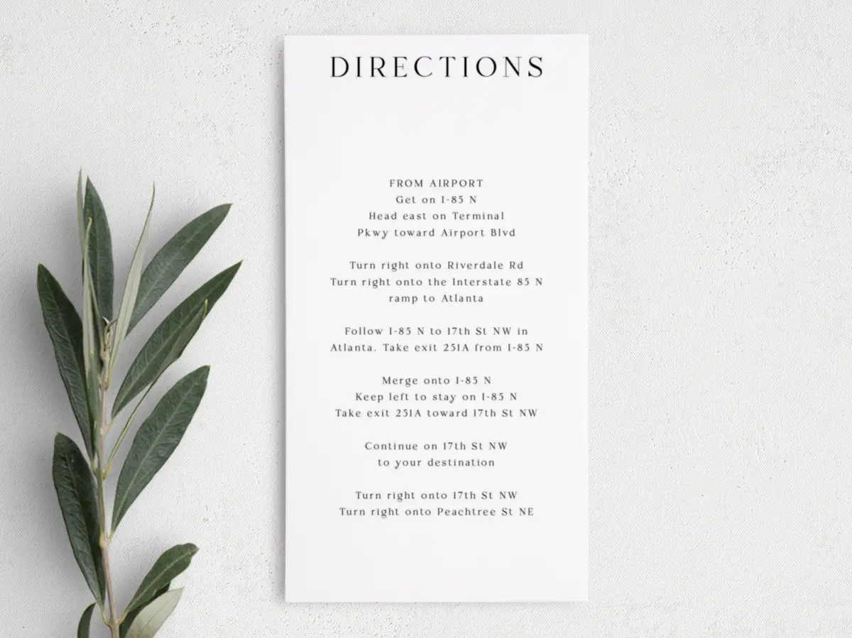 Step Information Card