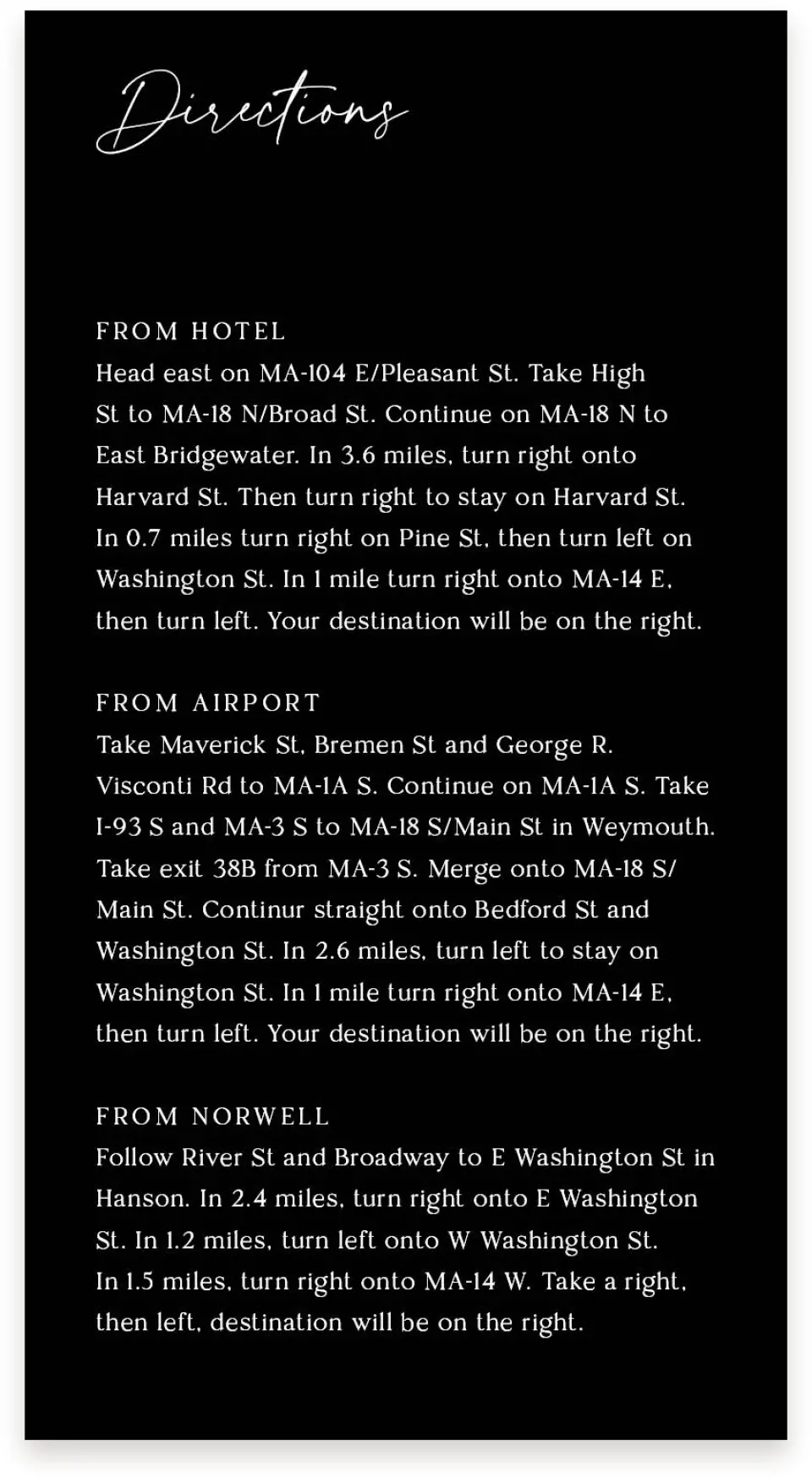 This is a  4" x 7.5" Information Cards (Pocket Invitation) called The Lauren printed in full color on Premium Smooth paper