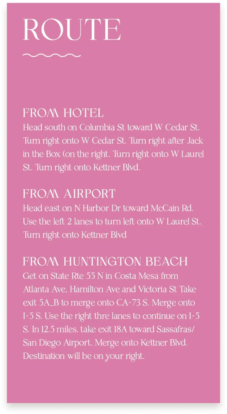 This is a  4" x 7.5" Information Cards (Pocket Invitation) called The Taylor printed in full color on Premium Smooth paper