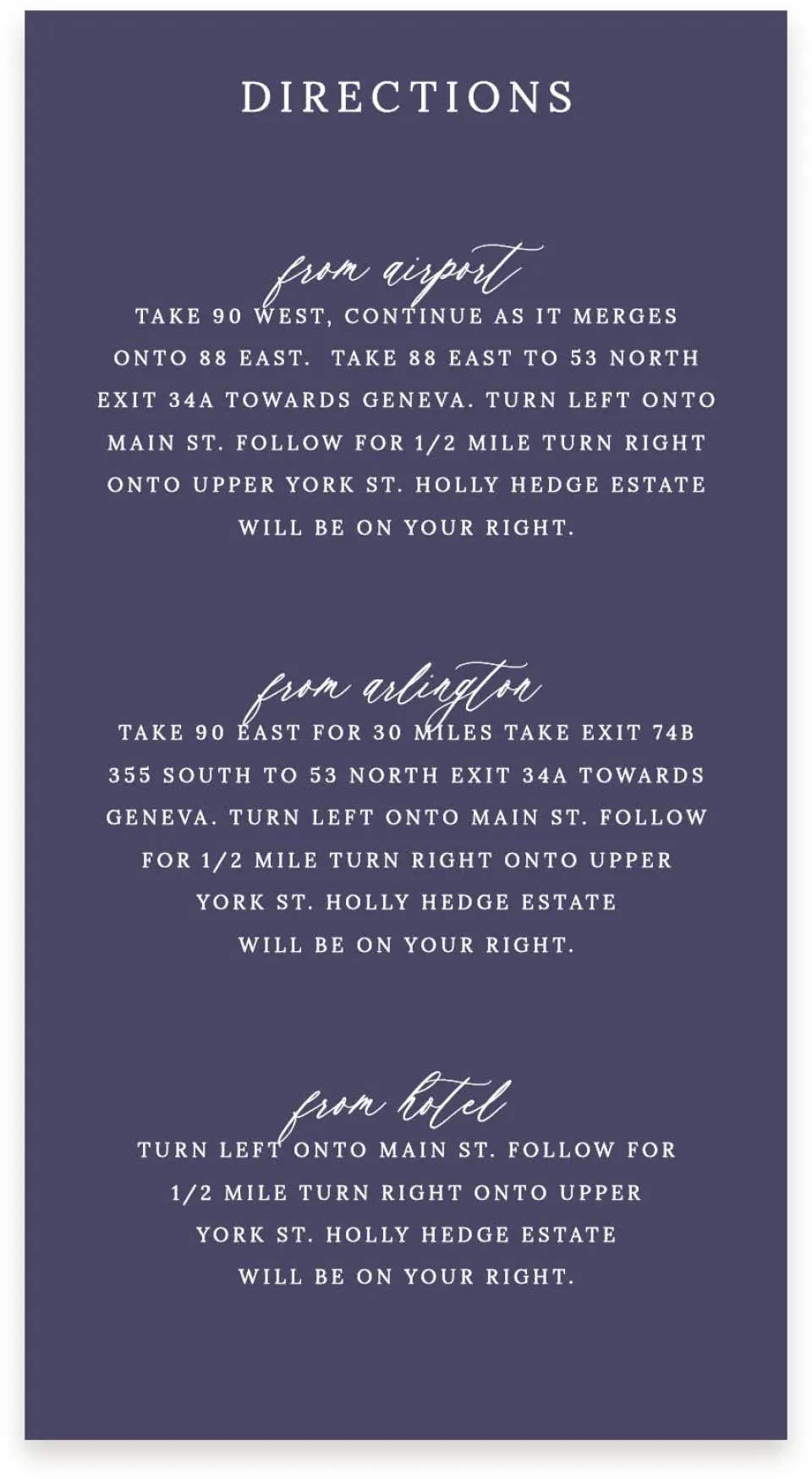 This is a  4" x 7.5" Information Cards (Pocket Invitation) called Euphoric Frame printed in full color on Premium Smooth paper