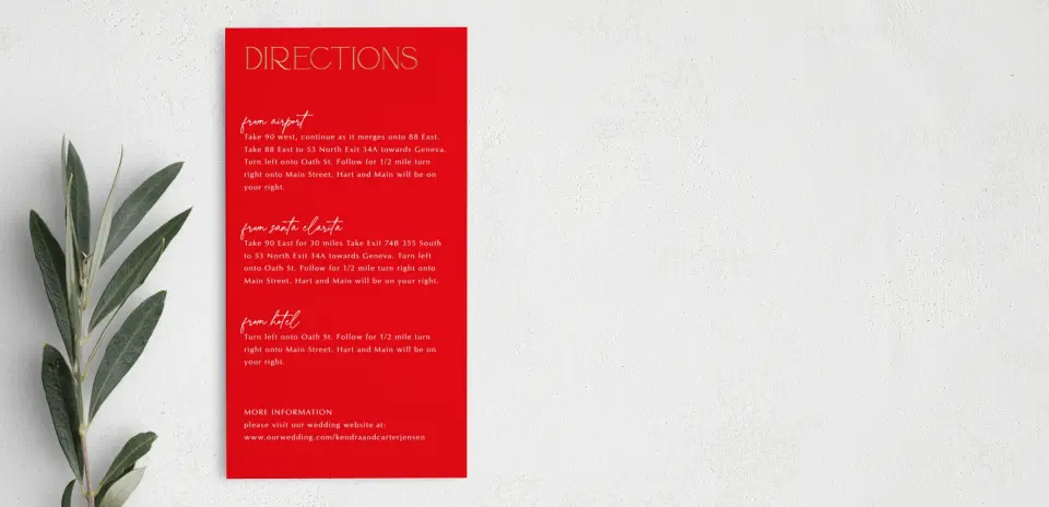 Step Information Card