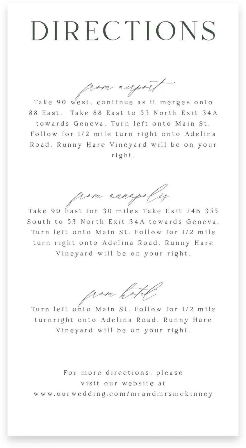 This is a  4" x 7.5" Information Cards (Pocket Invitation) called True Tradition printed in full color with Silver foil on Luxe Satin (coated) paper