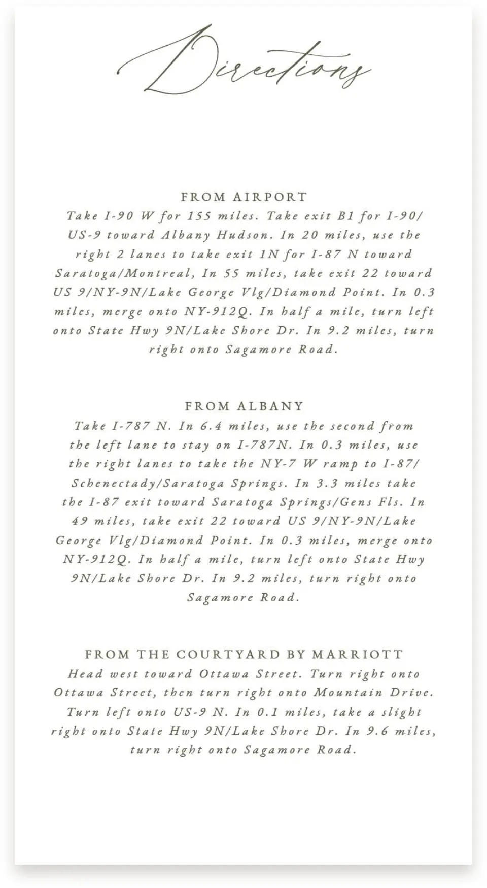 This is a  4" x 7.5" Information Cards (Pocket Invitation) called Elegant Crest printed in full color on Premium Smooth paper