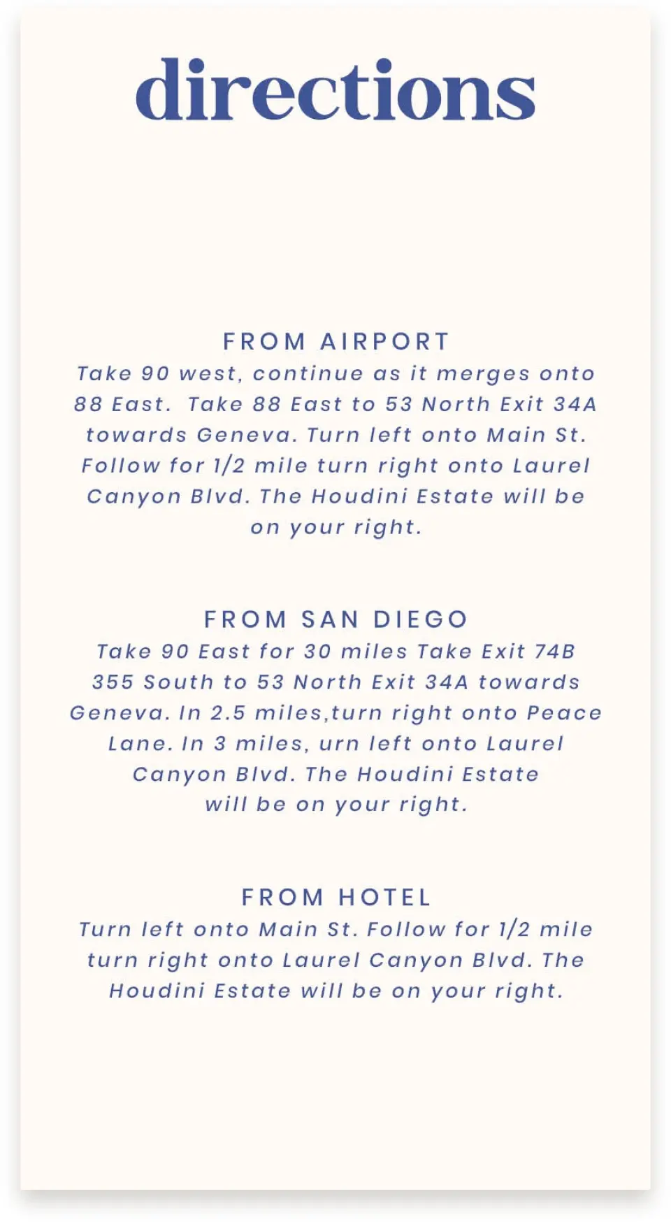 This is a  4" x 7.5" Information Cards (Pocket Invitation) called The Kassidy printed in full color on Premium Smooth paper