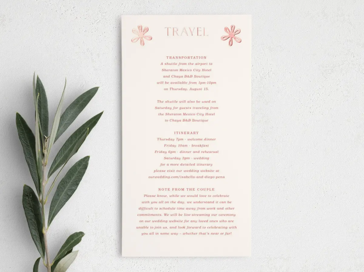 Step Information Card