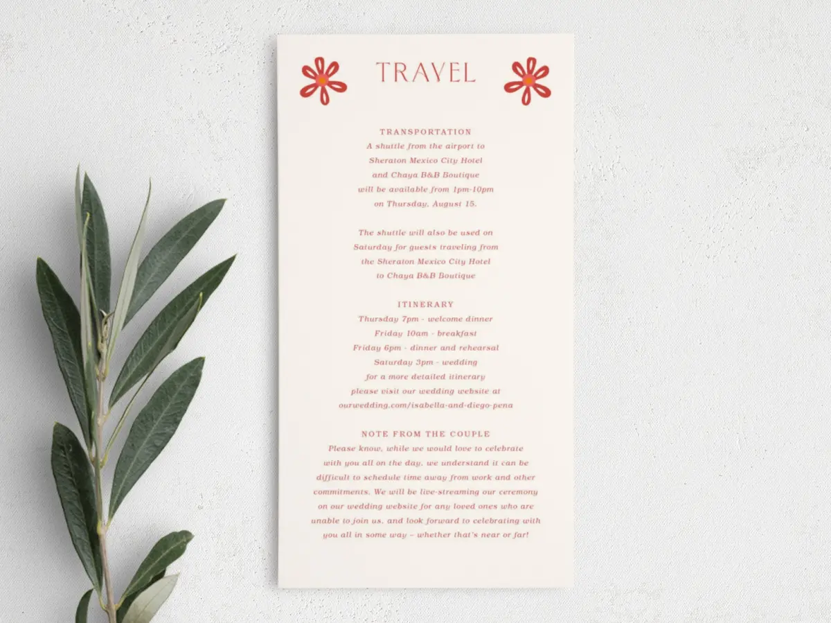 Step Information Card