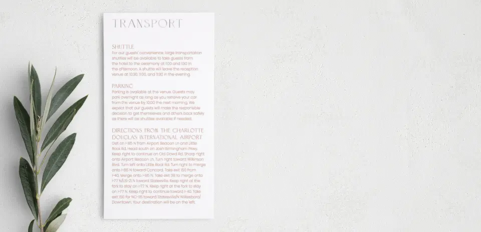 Step Information Card