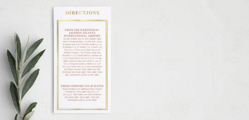 Step Information Card