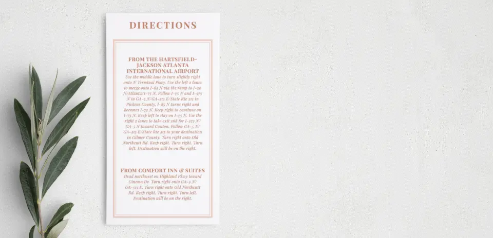 Step Information Card