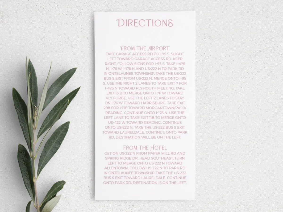 Step Information Card