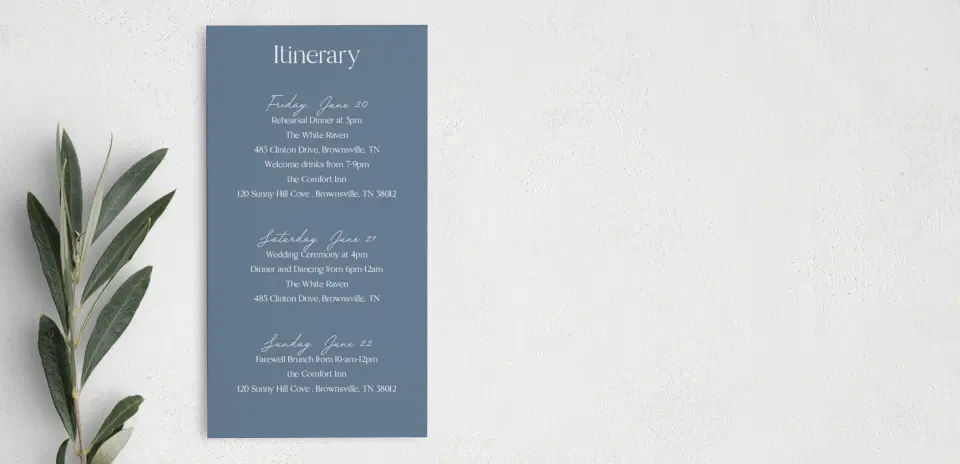 Step Information Card