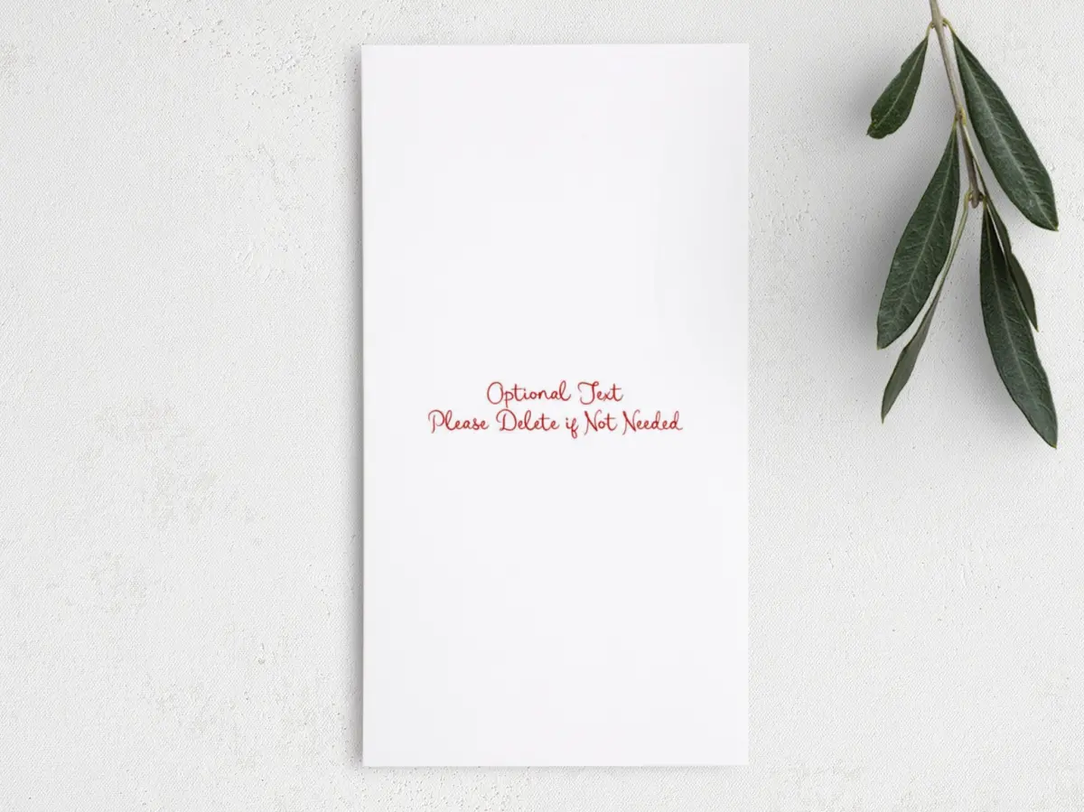 Step Information Card Back View