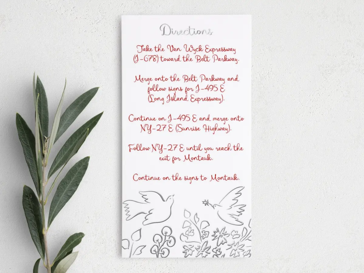 Step Information Card