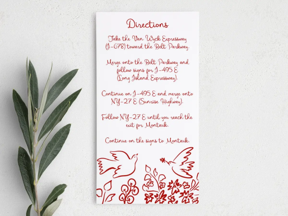 Step Information Card