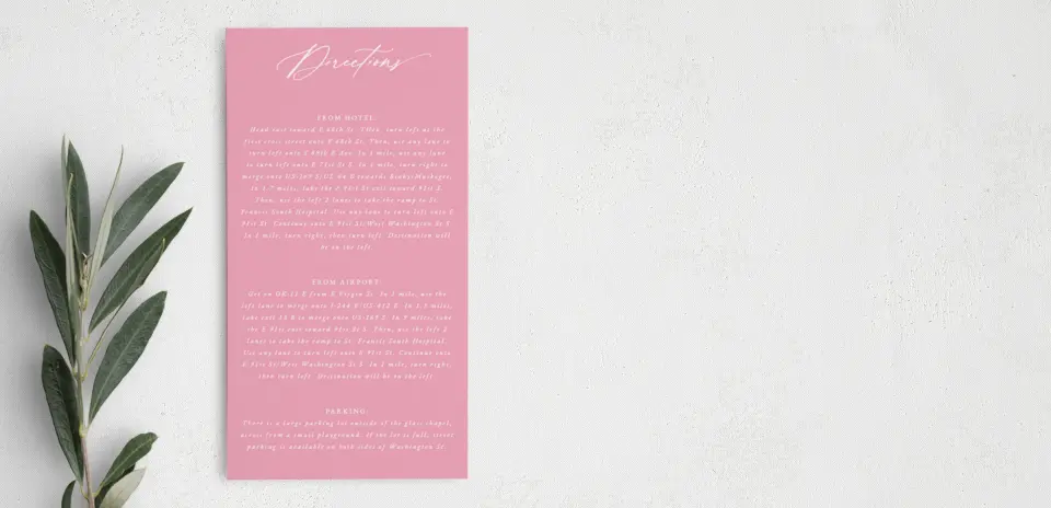 Step Information Card