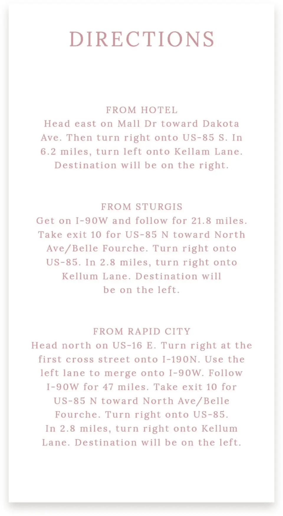This is a  4" x 7.5" Information Cards (Pocket Invitation) called Blushing Rose printed in full color on Premium Smooth paper