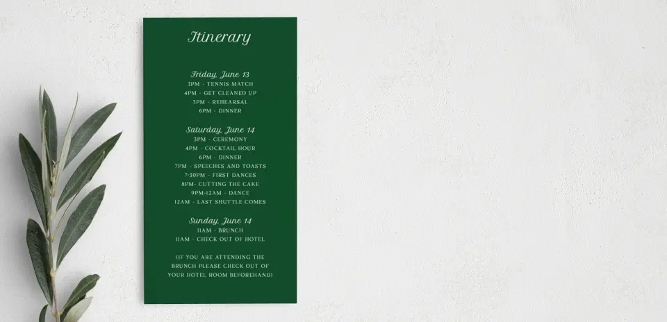 Step Information Card