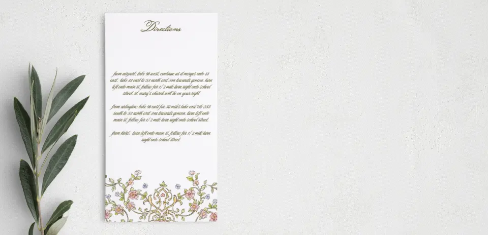 Step Information Card