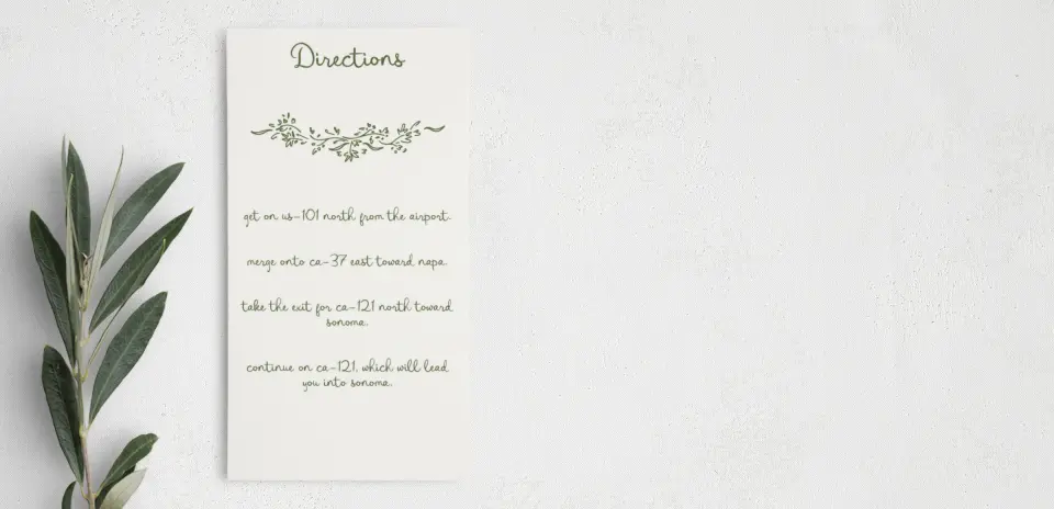 Step Information Card