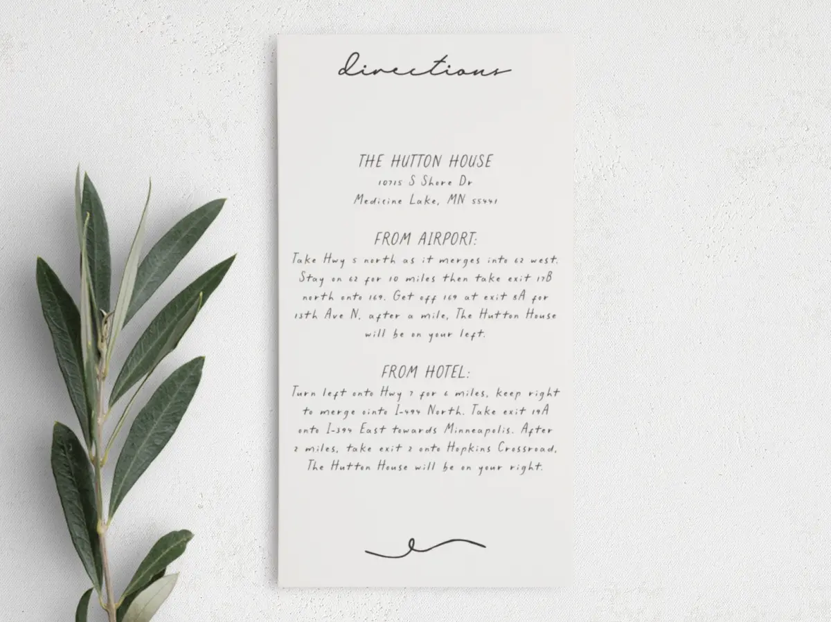 Step Information Card